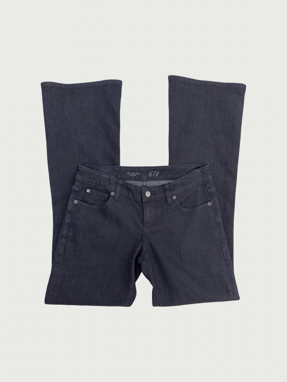 Dark Wash Low Rise Bootcut Jeans